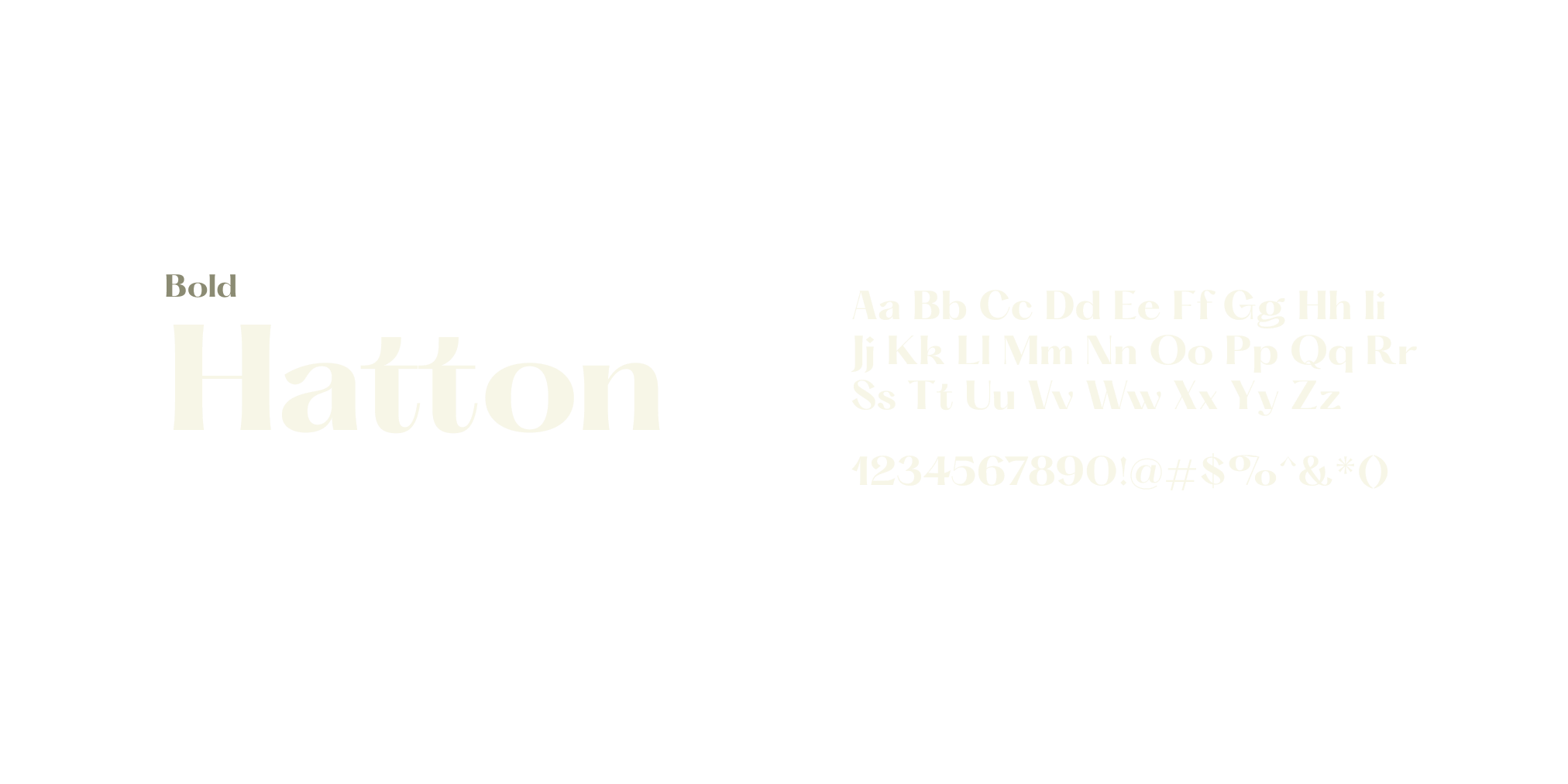 Hatton Font of the Week